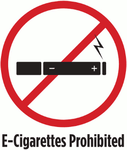 e-cigarettes banned