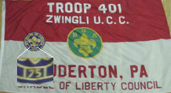 boy scout troop flag