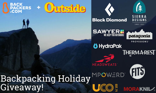 Backpacking Holiday Giveaway